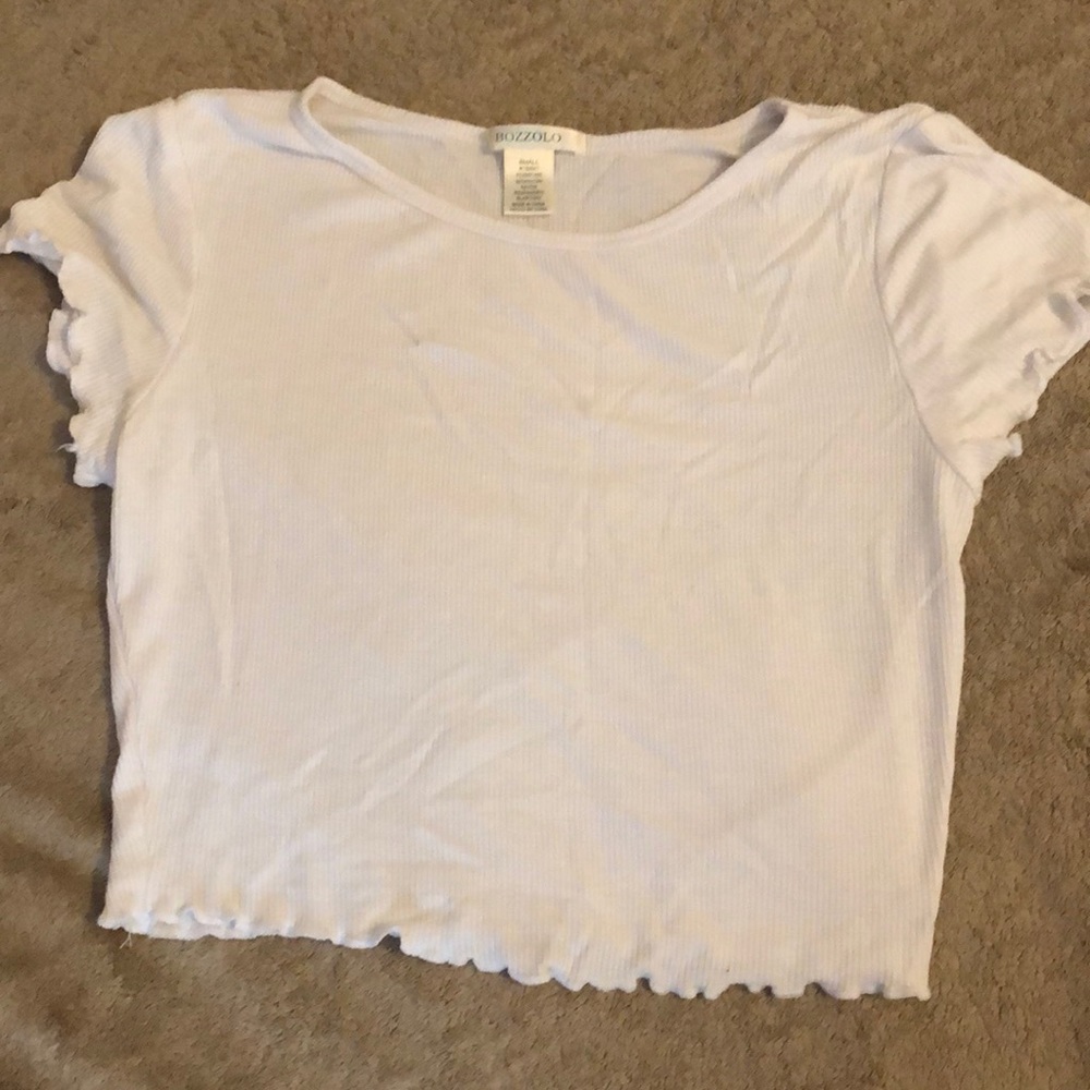 White Crop Top